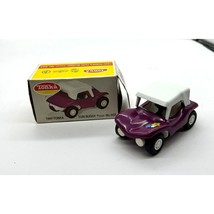 Tiny Tonka Fun Buggy No. 503 4 1/2&quot; Purple White Pressed Steel w/ Original Box - £59.59 GBP