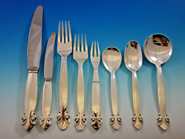 Bittersweet by Georg Jensen Sterling Silver Flatware Set Service 53 pcs Dinner - £10,253.44 GBP