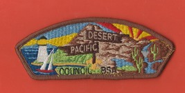 VINTAGE DESERT PACIFIC COUNCIL CALIFORNIA BOY SCOUT PATCH - £9.27 GBP