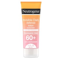 Neutrogena Invisible Daily Defense Fragrance-Free Sunscreen Lotion, Broa... - $217.04 MXN