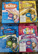 Slime Factory Unicorn Putty Kit Gold Slime Glitter Fluffy Galaxy Complete Set - £20.32 GBP