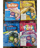Slime Factory Unicorn Putty Kit GOLD SLIME GLITTER Fluffy Galaxy Complet... - £20.54 GBP