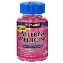 Kirkland Signature Allergy Relief Medicine 600 Tablets 25-mg Compare to ... - $25.99