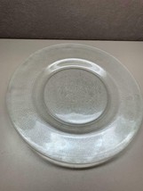 Vintage Clear Hobnail Round Serving Platter Plate 12.25&quot; Diameter - £29.91 GBP