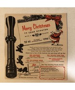1957 Bear Cub Scope Merry Christmas Vintage Print Ad Advertisement pa19 - £10.05 GBP