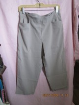 Tan Woman&#39;s Plus Alia Tan Capri Shorts Pants Xl - £7.86 GBP