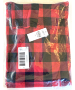 NEW Ann Taylor LOFT Buffalo Plaid Turtleneck BLACK / RED Long Sleeve XL NIP - $29.69