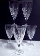 Vintage PRINCESS HOUSE Royal Highlights 7.75&quot; Footed Iced Tea Glasses - Set of 6 - £53.73 GBP