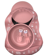 Bimbly Silicone tableware for kids 5PC PINK - $10.75 CAD