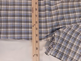 IZOD Button-Down Collar Short Sleeve XL Collar/Polyester Men's Shirt Plaid image 4