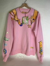 Nickelodeon CatDog Cat Dog Cartoon Pullover Sweatshirt Pink Sweater Mens... - $75.00