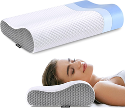 Neck Pillow Memory Foam for Pain Relief Bed Pillow for Sleeping, Ergonomic Ortho - $42.10