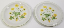Set of 2 Royal Domino Collection Japan “Sunrise” Salad Plates Poppy Flower - $9.89