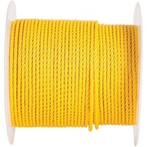 Wellington Rope Poly 1/4&quot;X1200&#39;Yel Case Of 1200, Wellington - $37.13