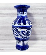 Sarawak Blue &amp; White Embossed 6.25&quot; Handmade and Hand Painted Ceramic Bu... - £12.71 GBP