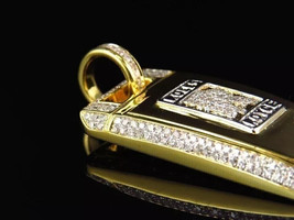 14K Yellow Gold Plated 2.50Ct Round Simulated Diamond Rolls Royce Key Pe... - £155.05 GBP
