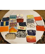 LOT 21 IPSY MAKEUP COSMETIC BAGS DIFFERENT STYLES &amp; COLORS BRIGHT TO FANCY - $156.92 CAD