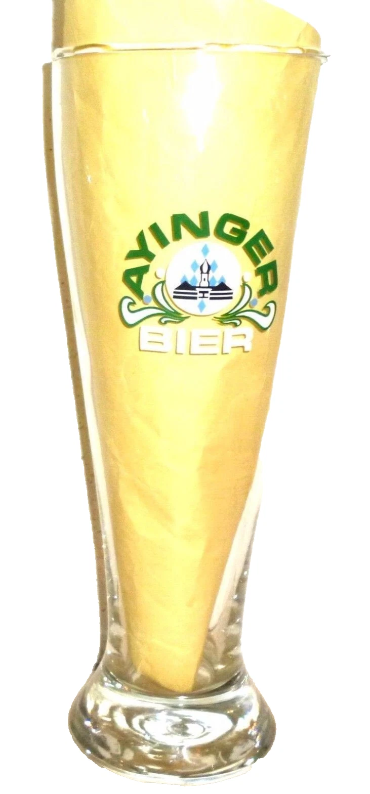 Ayinger Bier Aying Bavaria Weizen German Beer Glass - $17.91 CAD