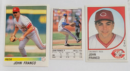 1988-90-91 John Franco - Panini Mini Baseball Sticker lot 3 Different - ... - £1.45 GBP