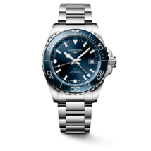 Longines Hydroconquest GMT 300 M Diver's 41 MM Automatic Watch L37904966 - $2,175.50
