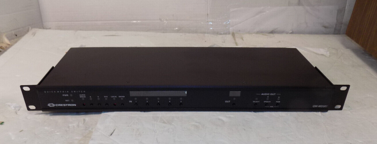 Crestron QuickMedia Switch QM-MD5X1 Distribution Center Audio Processor - $39.18