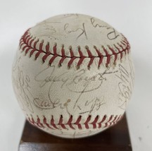 2002 Milwaukee Brewers Team Signed Autographed Official National League ... - £79.74 GBP