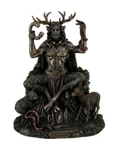 Cernunnos Celtic Horned God Of Animals And The Underworld Statue 9 Inch - $88.20