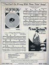 Sunday Vintage 1926 Sheet Music Novelty Fox Trot Song Ukulele Feist - £33.66 GBP