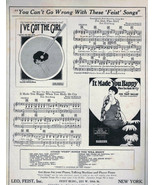 Sunday Vintage 1926 Sheet Music Novelty Fox Trot Song Ukulele Feist - £33.37 GBP