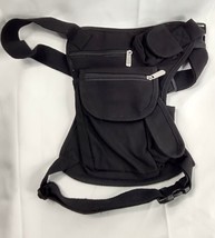 SEALINF Canvas Waist Bag Fanny Pack Racing Drop Leg Bag Motorcycle Outdoor Bag - £9.08 GBP