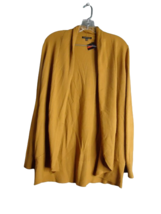 Staccato Knit Rounded Bottom Open Front Cardigan Sweater Size Medium Camel - £11.67 GBP