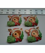 Home Treasure Paper Christmas Stickers Santa Hat Deer Quiet Till Dec 25t... - €2,45 EUR