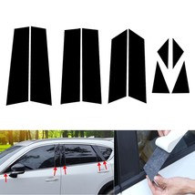 DWCX 10pcs Black Car Door Window Pillar Posts Piano Trim Cover Kit Fit For CX-5  - £110.97 GBP