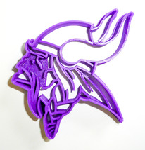 Minnesota Vikings NFL Football Sports Logo Cookie Cutter 3D Printed USA PR970 - £3.19 GBP