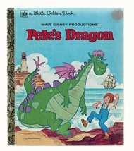 Little Golden Book Walt Disney&#39;s Pete&#39;s Dragon EX++1980 3RD Printing - £14.03 GBP