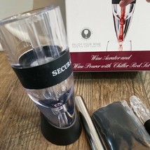 Secura Wine Aerator Chilling Rod Decanter Red Wine Air Aerator with Wine - £8.45 GBP