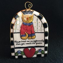 Cat ceramic tooth pick holder Treat..no differently than ..the Queen PET RESCUE - £5.08 GBP