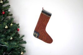 Kilim Christmas Stocking Vintage Rug Stocking Ethnic Decorative Xmas Socks S381 - £12.47 GBP