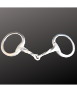 Eggbutt Slow Twist Stainless Steel Horse Bit 5&quot; Mouth English Western  - $29.99