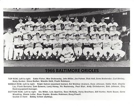 1966 BALTIMORE ORIOLES 8X10 TEAM PHOTO BASEBALL PICTURE O&#39;s MLB - £3.87 GBP