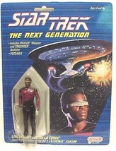 Star Trek: The Next Generation Geordi LaForge Action Figure 1988 Galoob NEW MOC - £3.92 GBP