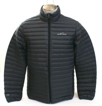 Eddie Bauer Gray Microlight Traveler Zip Front Down Jacket Men's NWT - $139.99