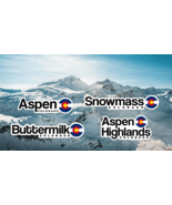 All (4) Aspen Ski Resort Stickers - Colorado - Stickers - with Colorado ... - $19.99