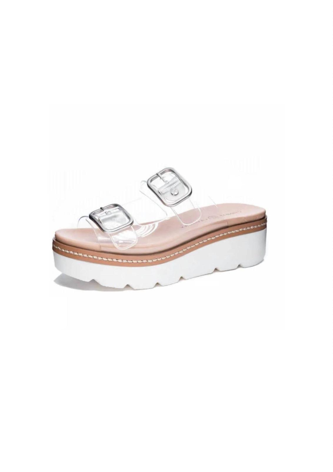 Chinese Laundry Women&#39;s Buckled Platform Wedge Sandal Size 11 - $50.49