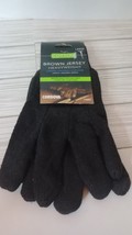 Cordova Heavy Weight Poly Blend Gloves Cotton Brown Jersey Large 9 Oz 14001 - £3.94 GBP