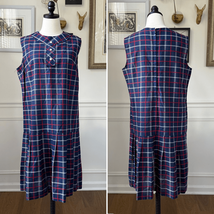 Vintage 60s Forever Prest by Peggy Gee Sleeveless Dropwaist Shift Dress XL - €30,68 EUR