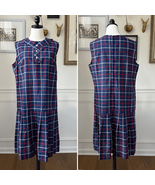Vintage 60s Forever Prest by Peggy Gee Sleeveless Dropwaist Shift Dress XL - €30,68 EUR
