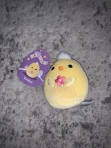 2024 Kelly Toys Squishmallow Easter Triston The Chick 3.5” Clip Keychain NWT - £7.51 GBP