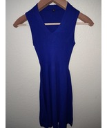 Women&#39;s Royal Blue Sleeveless Dress, Size S. 70% Rayon/30% Polyester. Ge... - £16.51 GBP