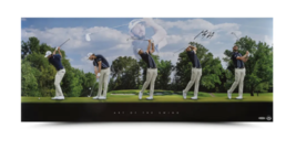 Max Homa Autographed &quot;Art of the Swing&quot; 36 x 15 Photo UDA - $695.00